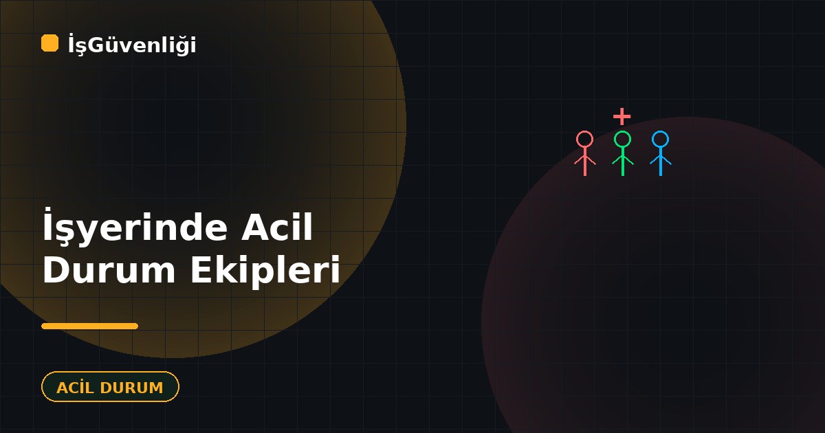 İşyerinde Acil Durum Ekipleri