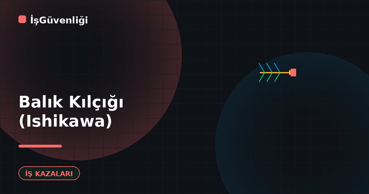 Balık Kılçığı (Ishikawa) Diyagramı