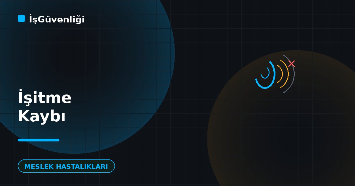 Gürültüye Bağlı İşitme Kaybı