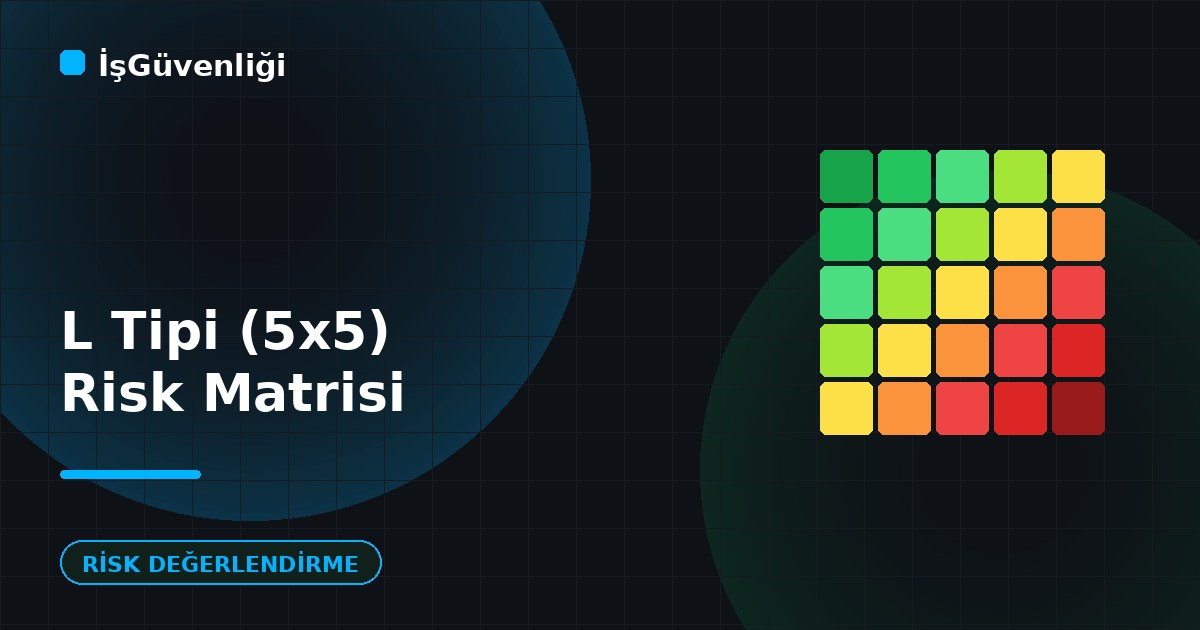 L Tipi (5×5) Risk Matrisi Nasıl Hesaplanır?