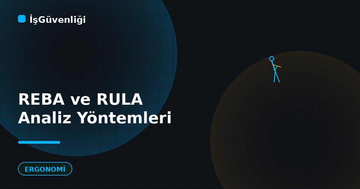 REBA ve RULA Ergonomik Analiz Yöntemleri