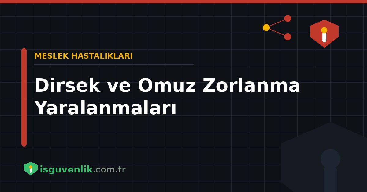 Dirsek ve Omuz Zorlanma Yaralanmaları