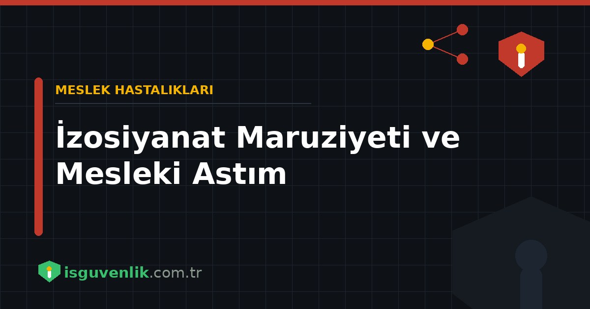 İzosiyanat Maruziyeti ve Mesleki Astım