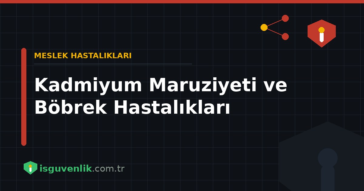 Kadmiyum Maruziyeti ve Böbrek Hastalıkları