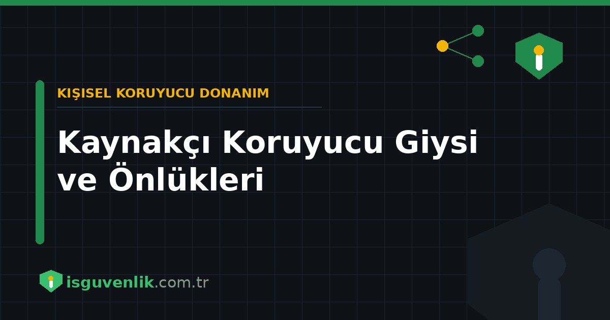 Kaynakçı Koruyucu Giysi ve Önlükleri