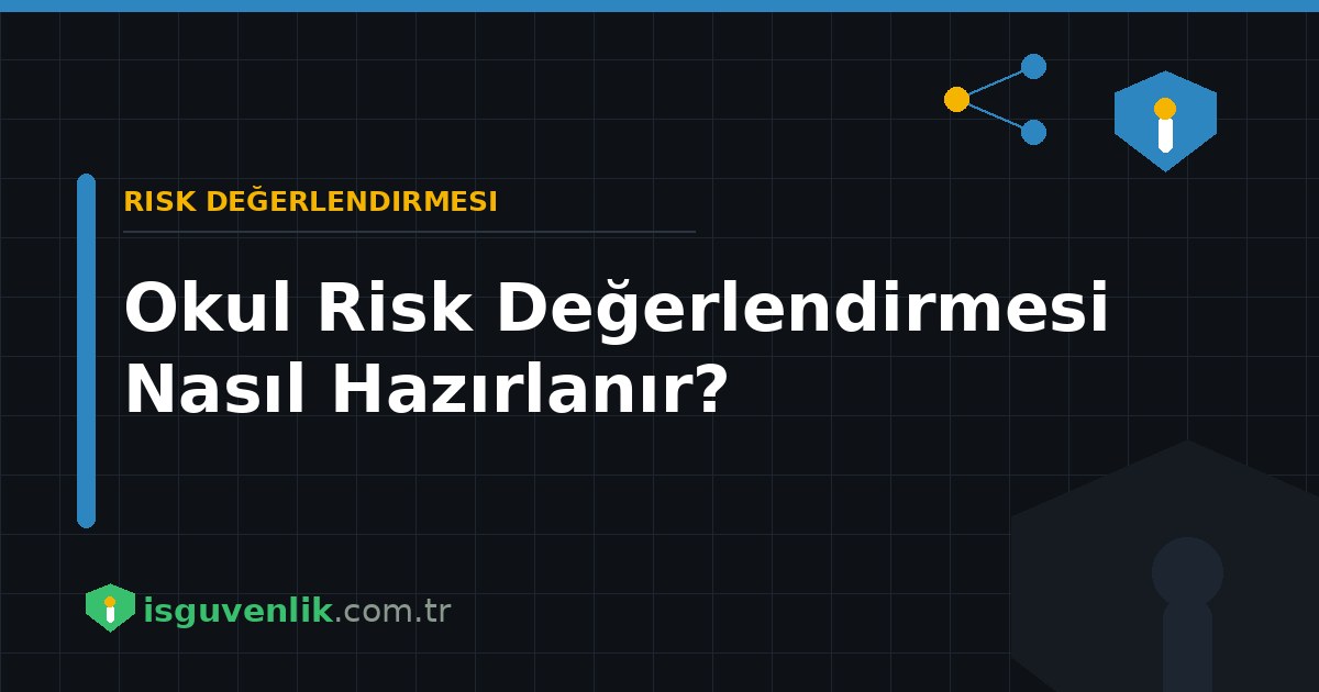 Okul Risk Değerlendirmesi Nasıl Hazırlanır?